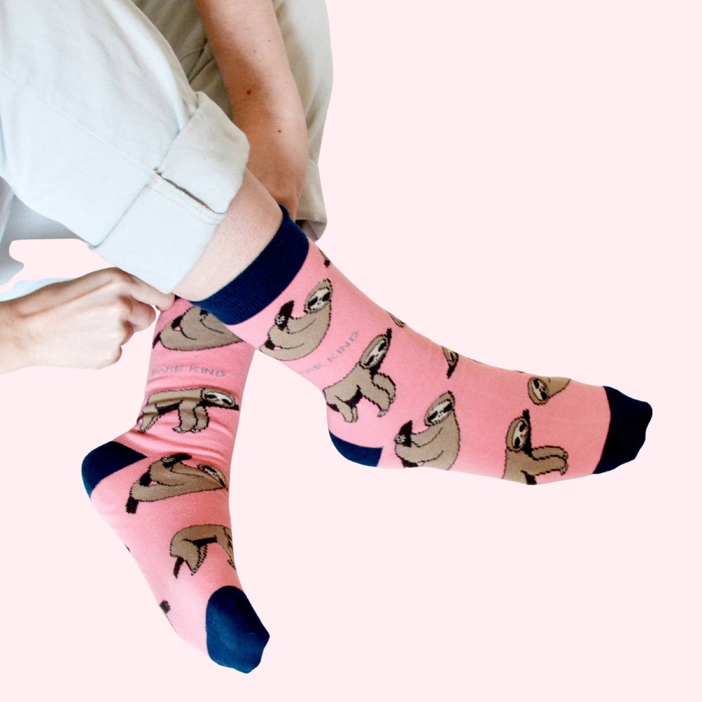 Sloth Socks | Bamboo Socks | Salmon Socks | Sleepy Socks