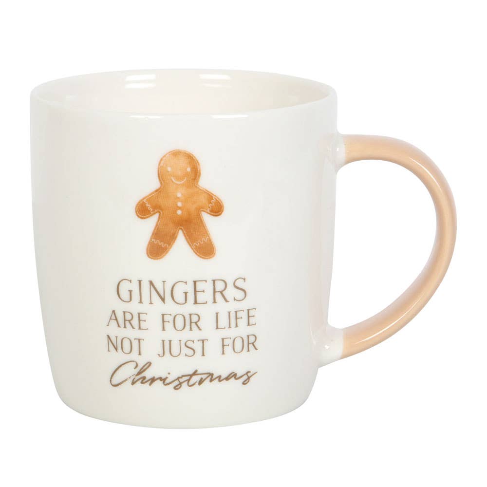Gingers Are For Life Christmas Gingerbread Mug - 4 left in stock