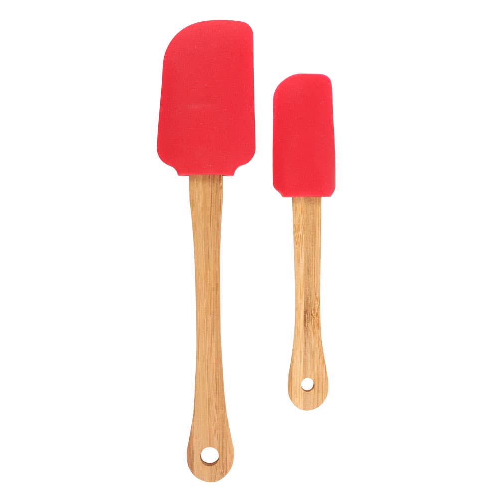 Santa's Helper Silicone Christmas Baking Spatula Set - 2 left in stock