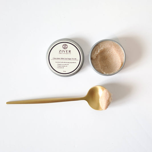 Chocolate Mint Sugar Lip Scrub 15gr - 4 left in stock