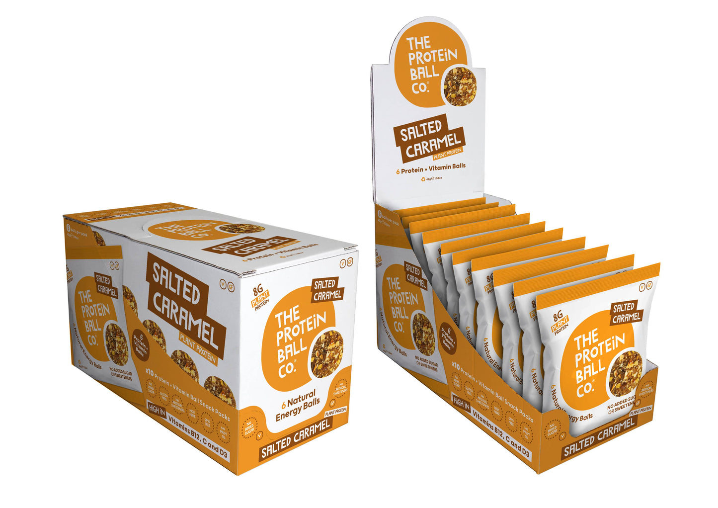 Salted Caramel Protein Balls 45g pack
