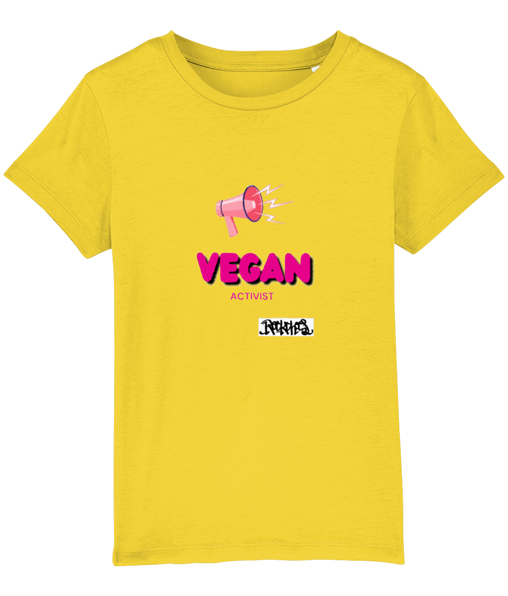 Vegan Activist Organic T Shirt by Rock Chocs