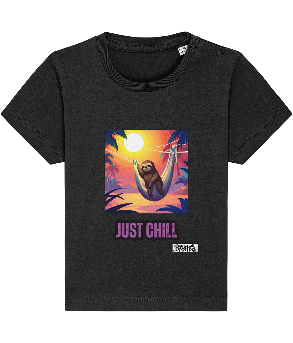 Just Chill Sloth T Shirt Designed by Rock Chocs