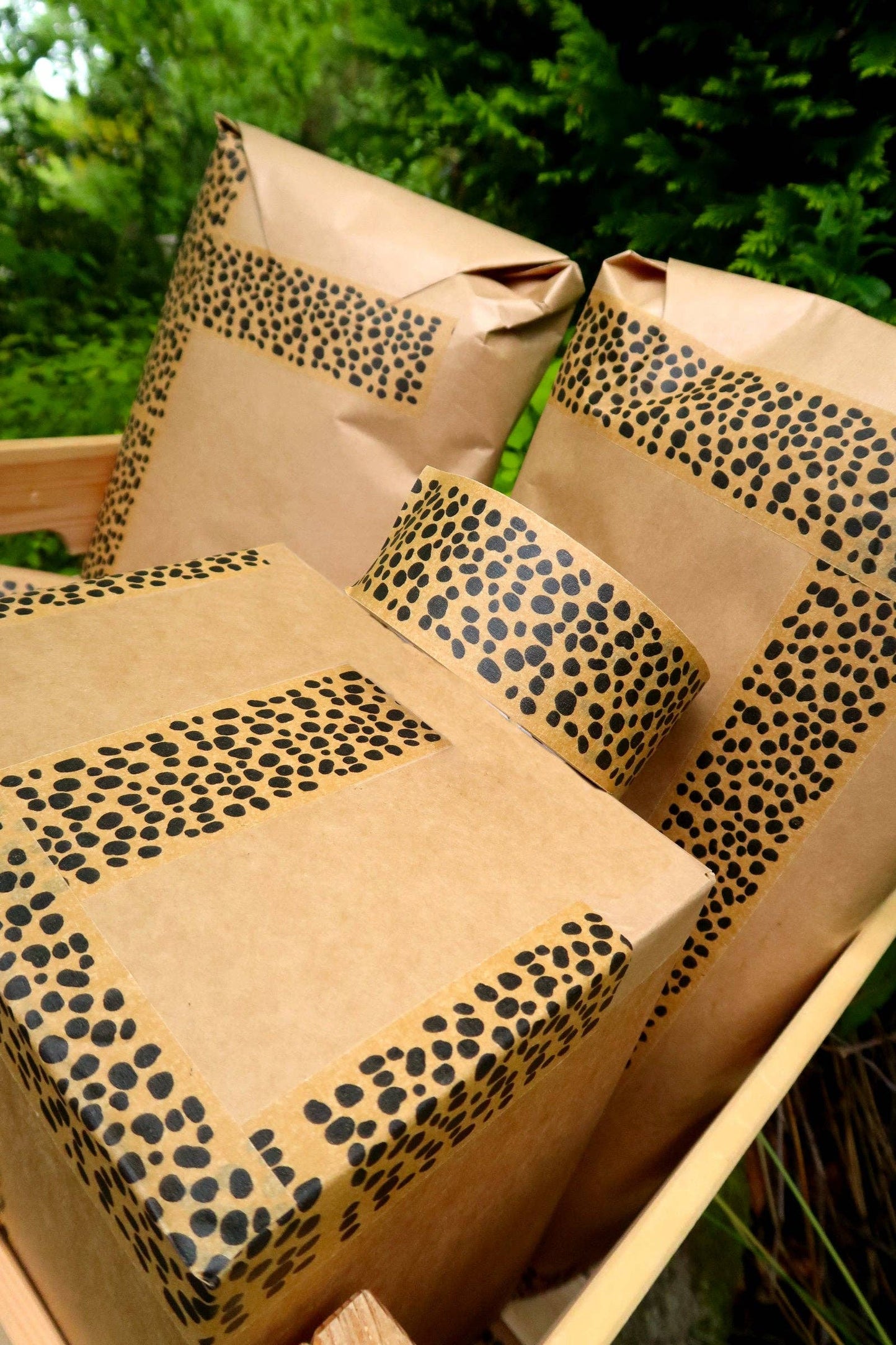 Animal Print Paper Tape 48mm - Eco Friendly Packaging Tape