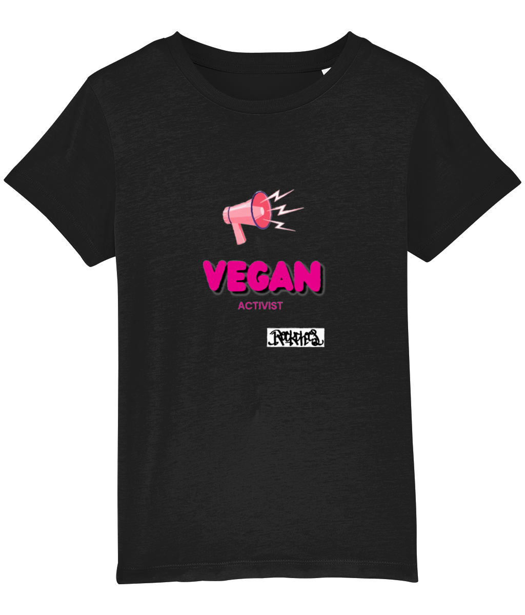Vegan Activist Organic T Shirt by Rock Chocs