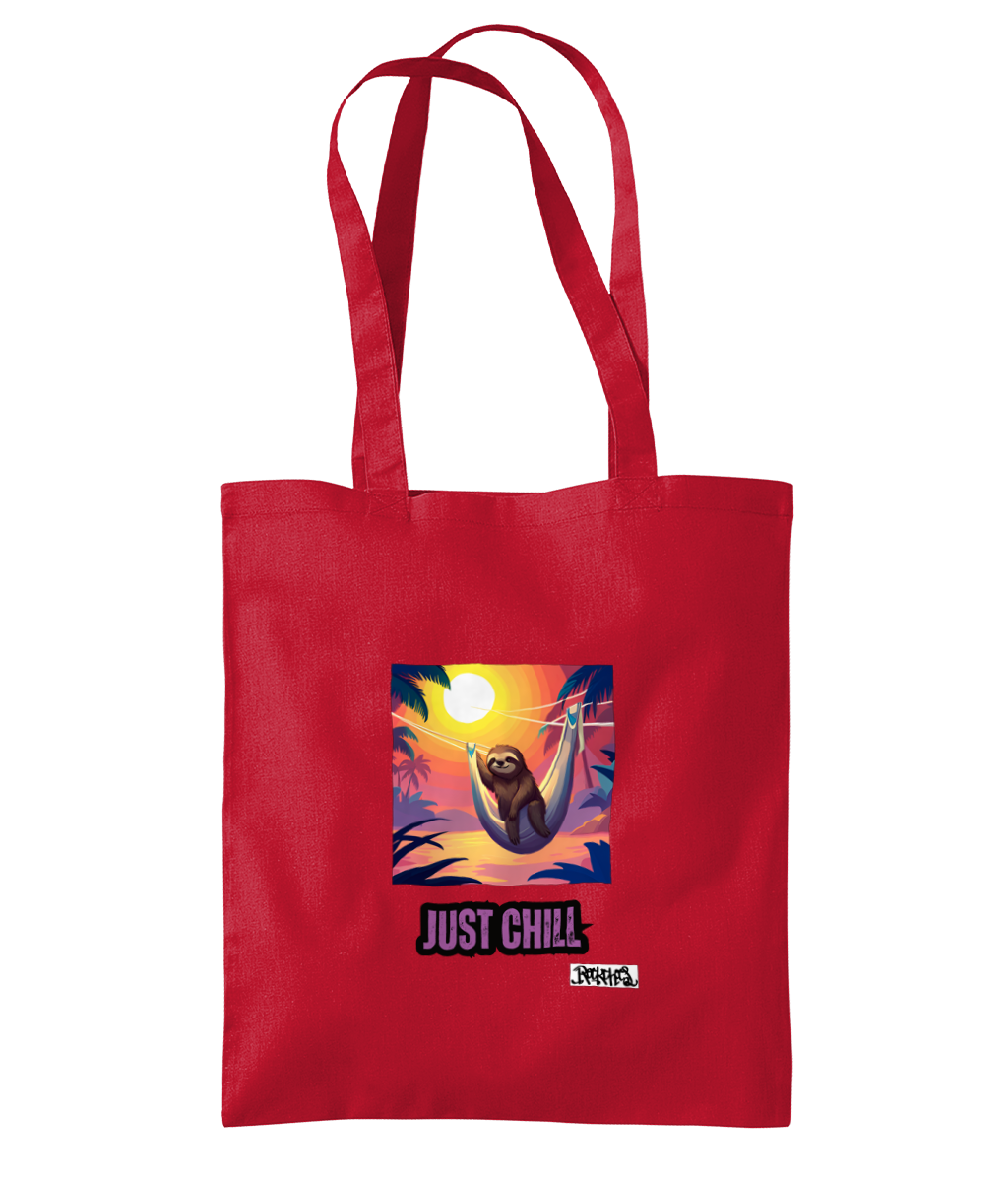 Shoulder Tote Bag Just Chill Sloth T Shirt Designed by Rock Chocs