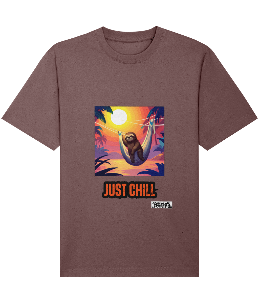 Freestyler Just Chill T shirts By Rock Chocs - Sloth