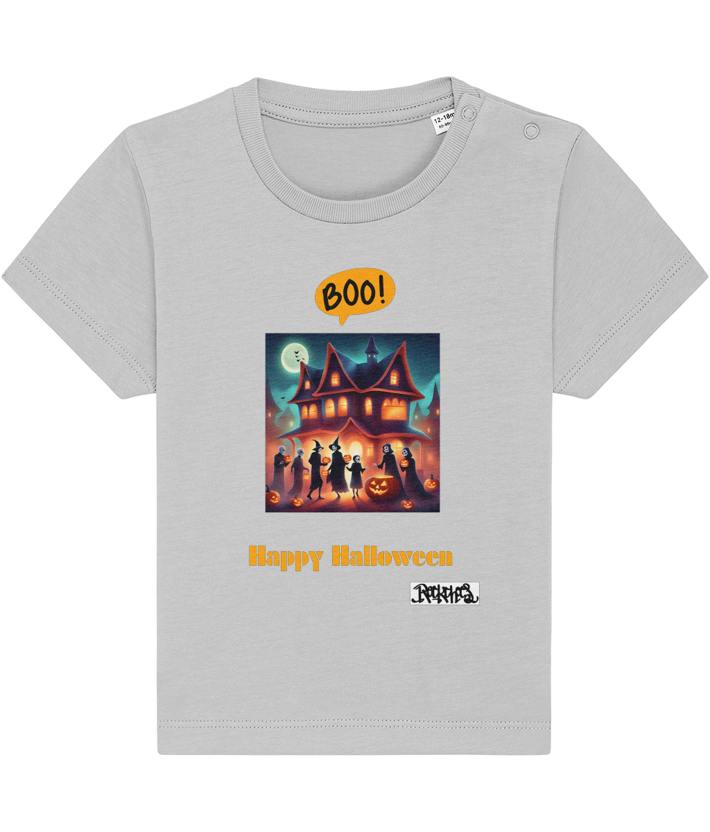 Happy Halloween T shirts designed by Rock Chocs Haunted House Design 2 for 0 to 36 months