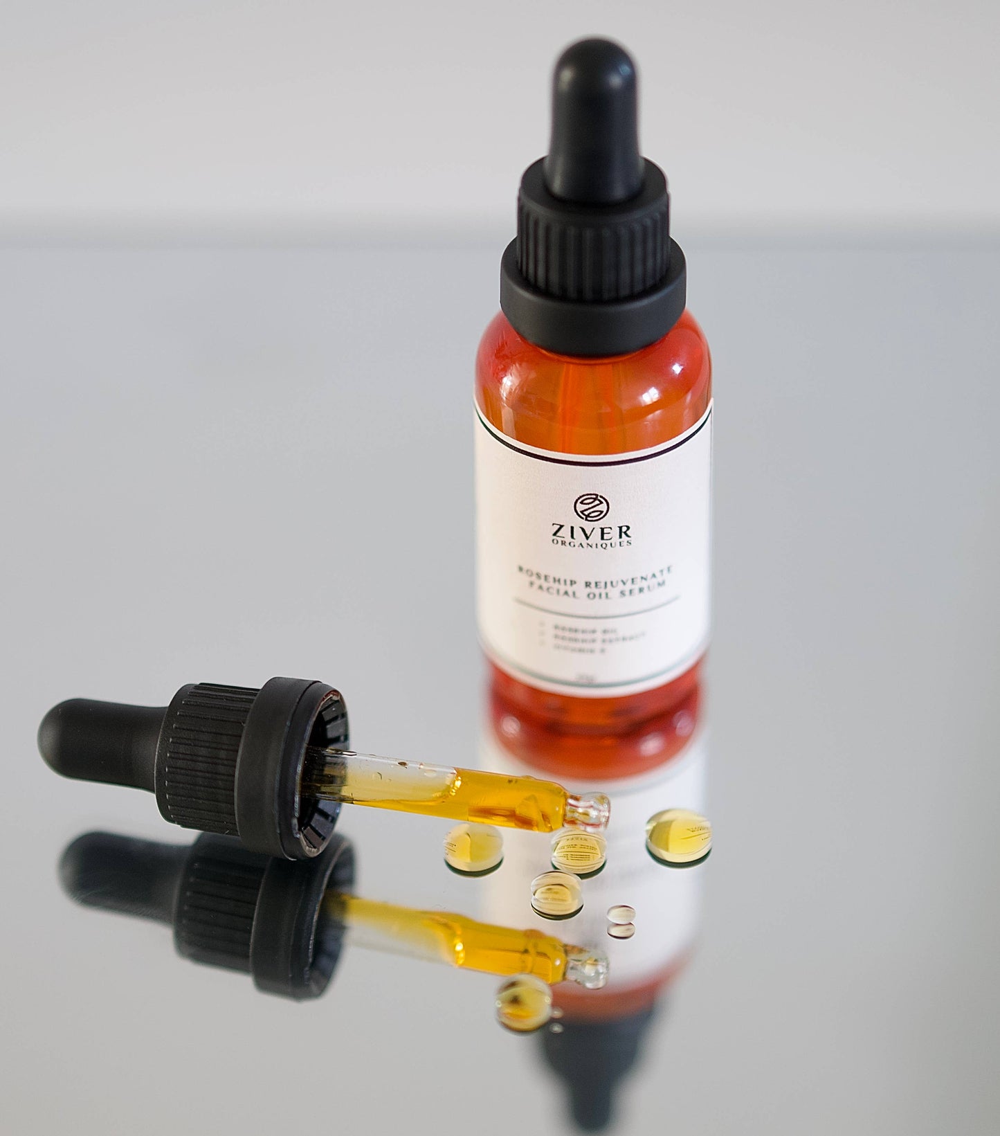 Rosehip Rejuvenating Facial Oil Serum with Vitamin E 30ml