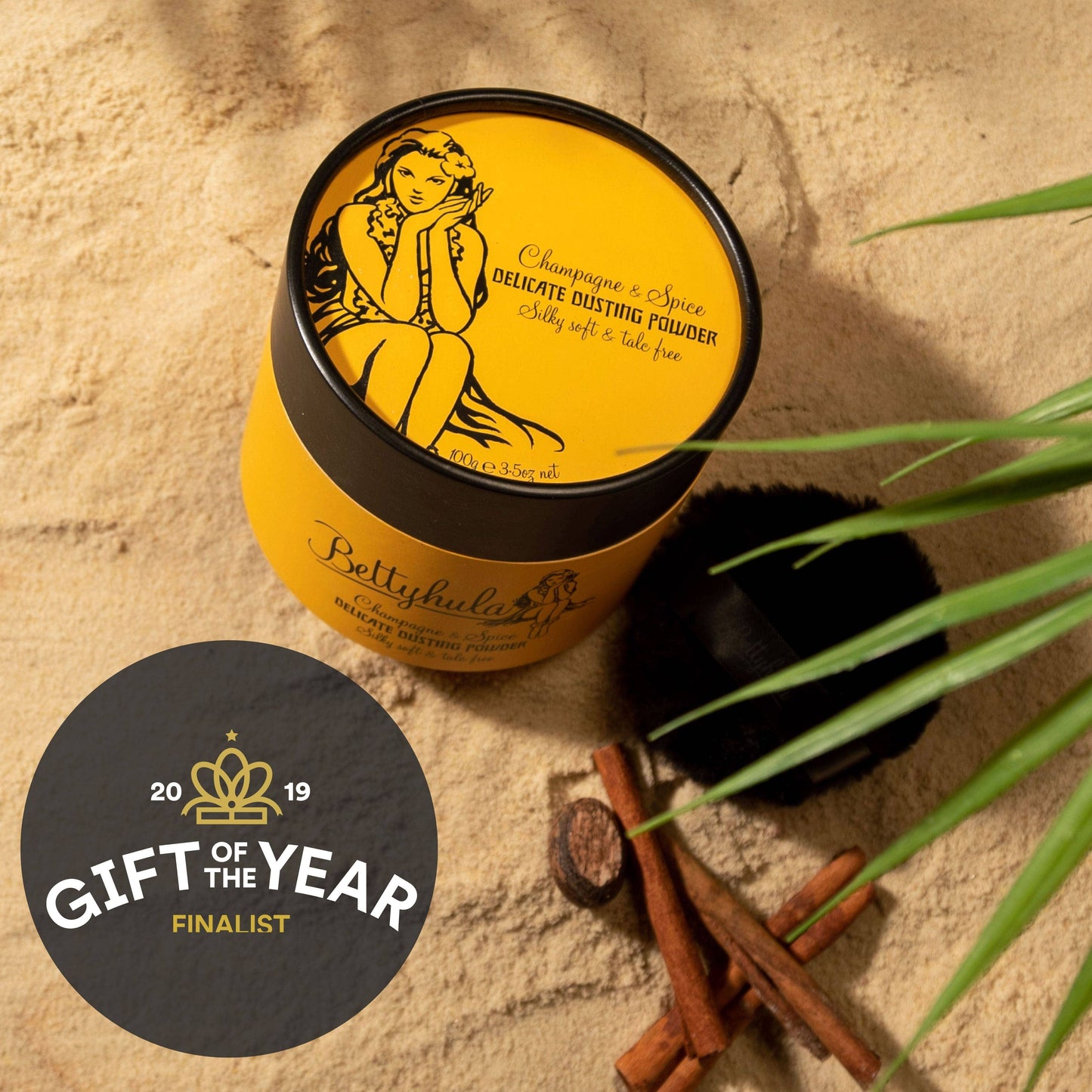 • Talc free Dusting powder. Champagne & Spice