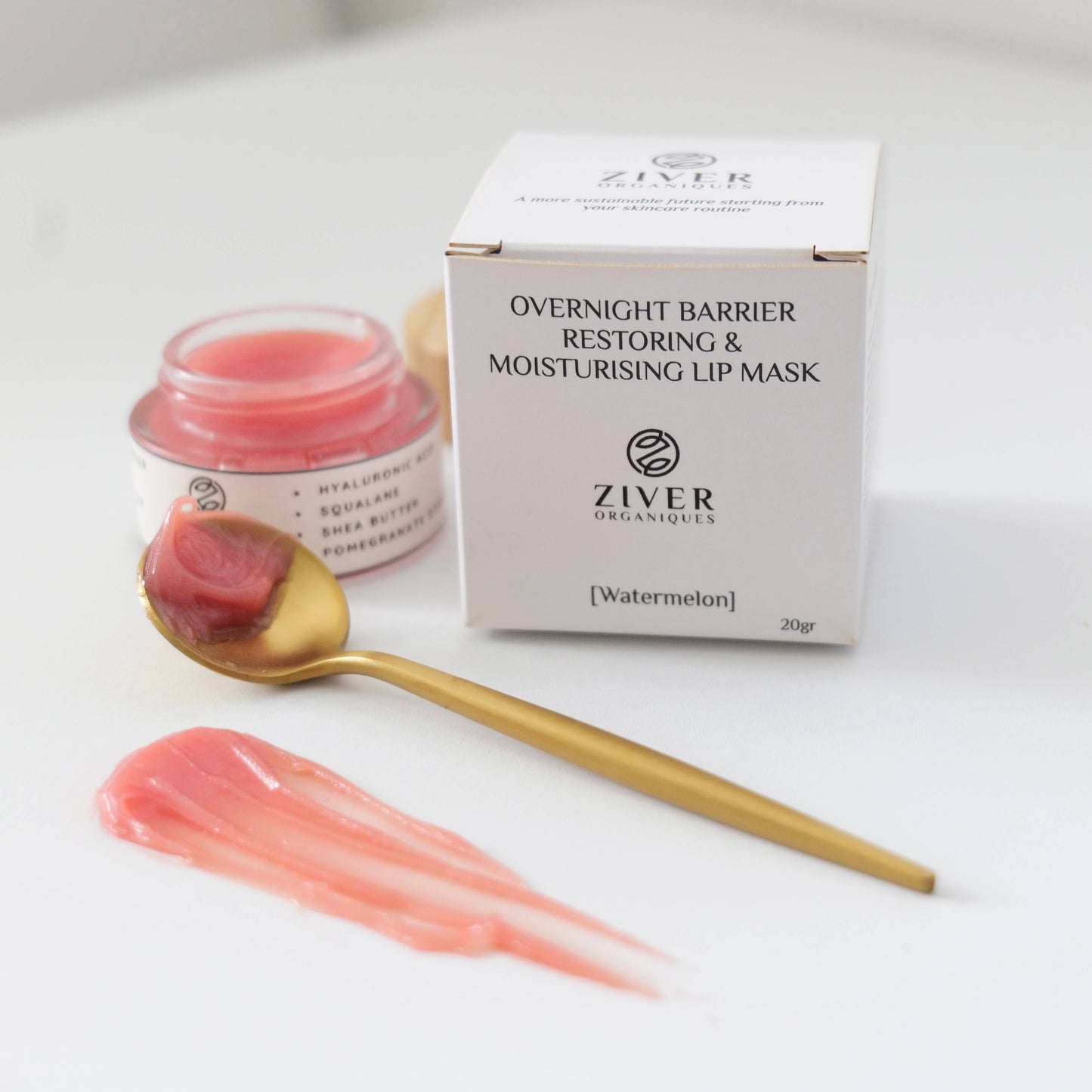Overnight Lip Mask - Hyaluronic Acid | Squalene | Watermelon