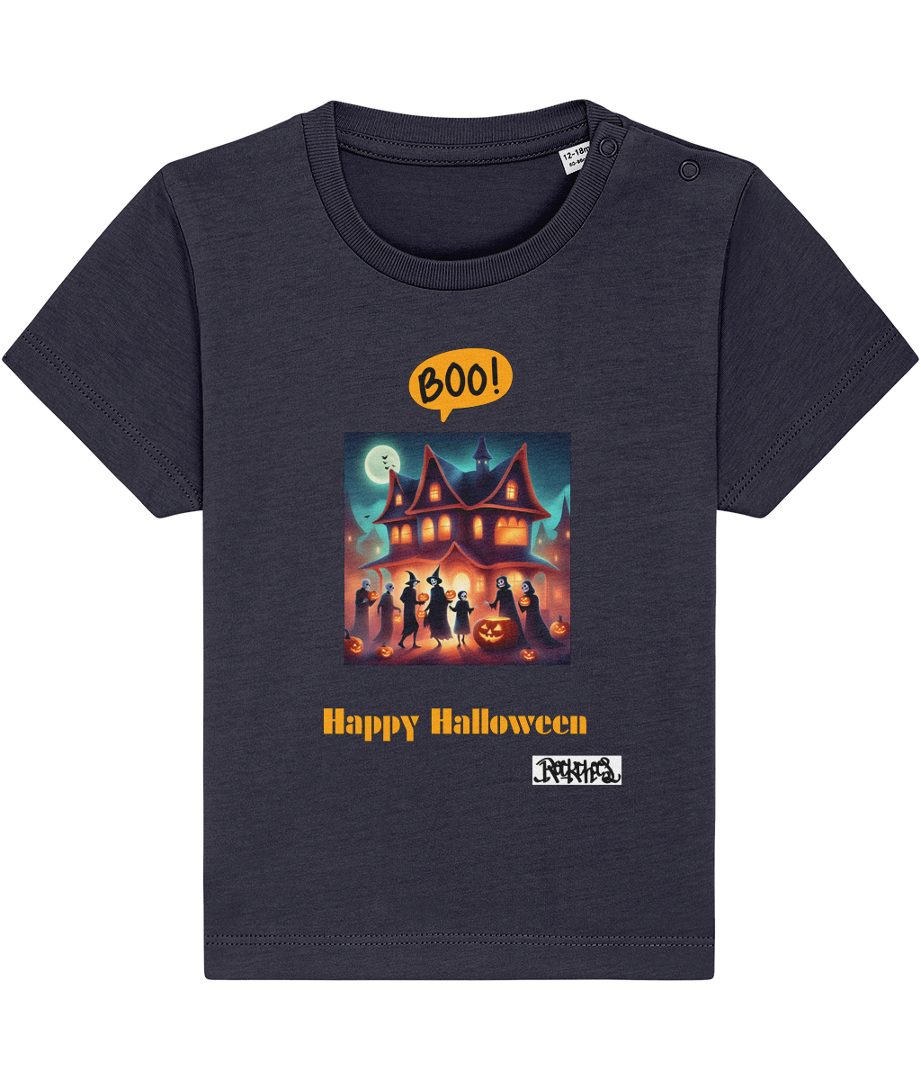 Happy Halloween T shirts designed by Rock Chocs Haunted House Design 2 for 0 to 36 months