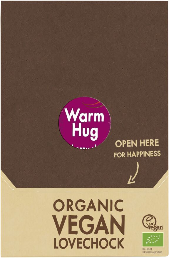 WARM HUG Organic and Vegan Dark Chocolate CHERRY CHILI PEPPER 79% - 40 g - 2 in stock