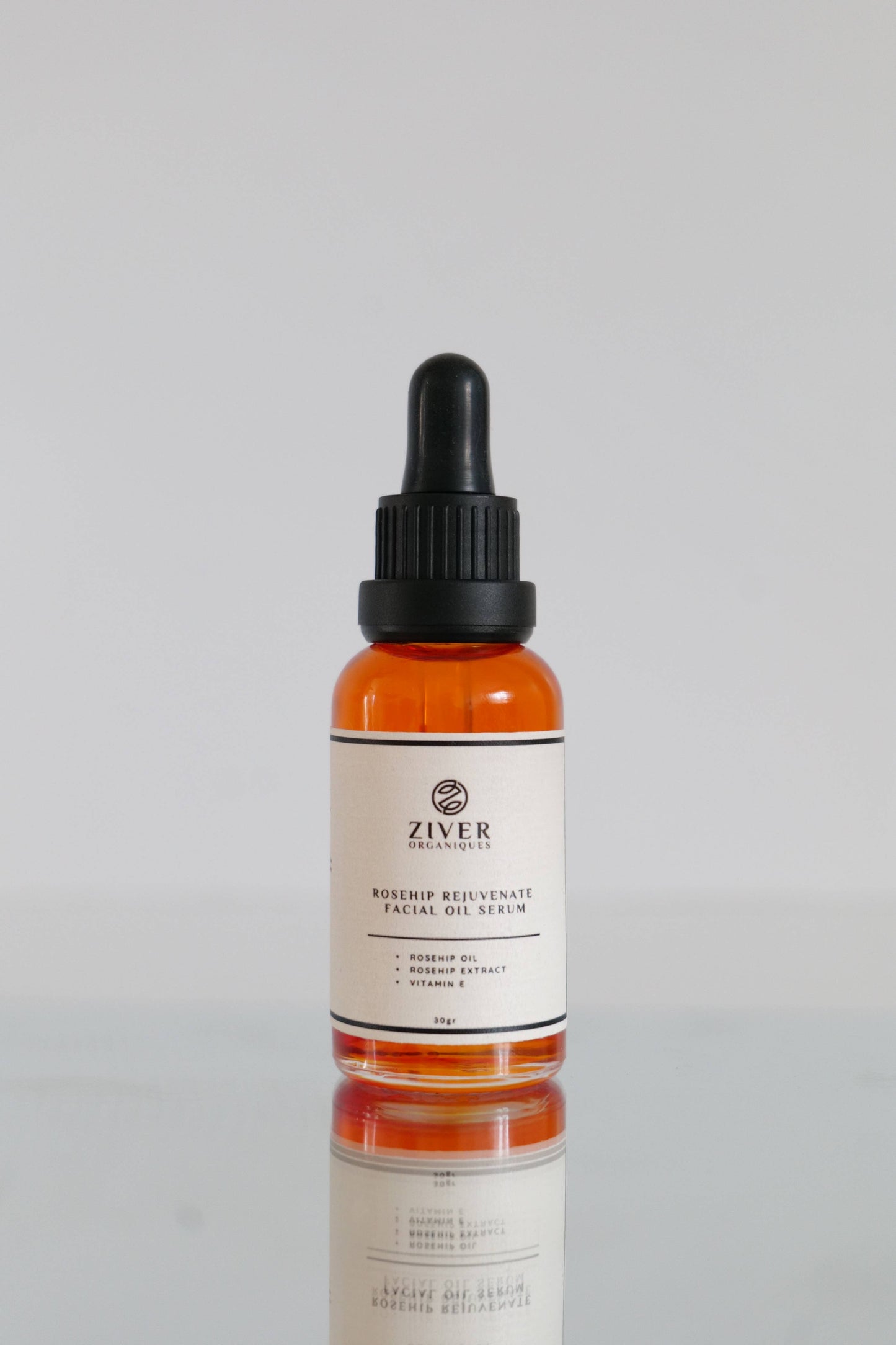 Rosehip Rejuvenating Facial Oil Serum with Vitamin E 30ml