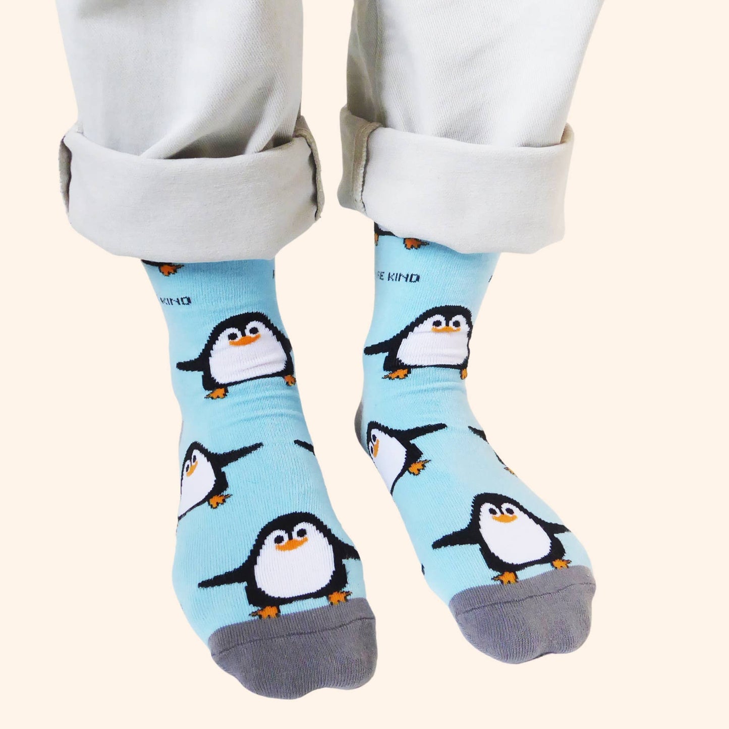 Penguin Socks | Bamboo Socks | Aqua Socks