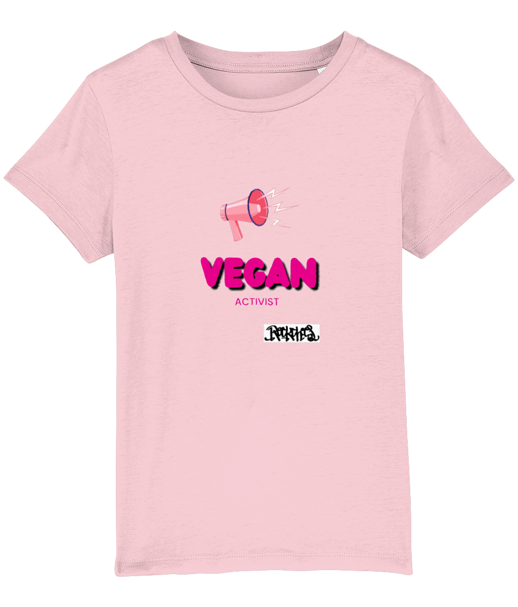 Vegan Activist Organic T Shirt by Rock Chocs
