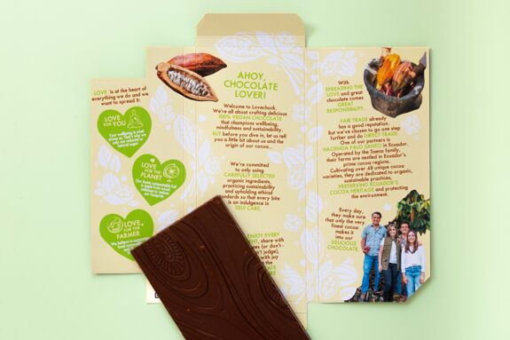 Organic Vegan Milk Chocolate COSY HAZELNUTS 58% - 70 g - 8 in stock