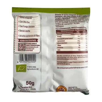 Rosemary & Shiitake Organic Breadsticks 50g - pre order stock arriving October will send out then