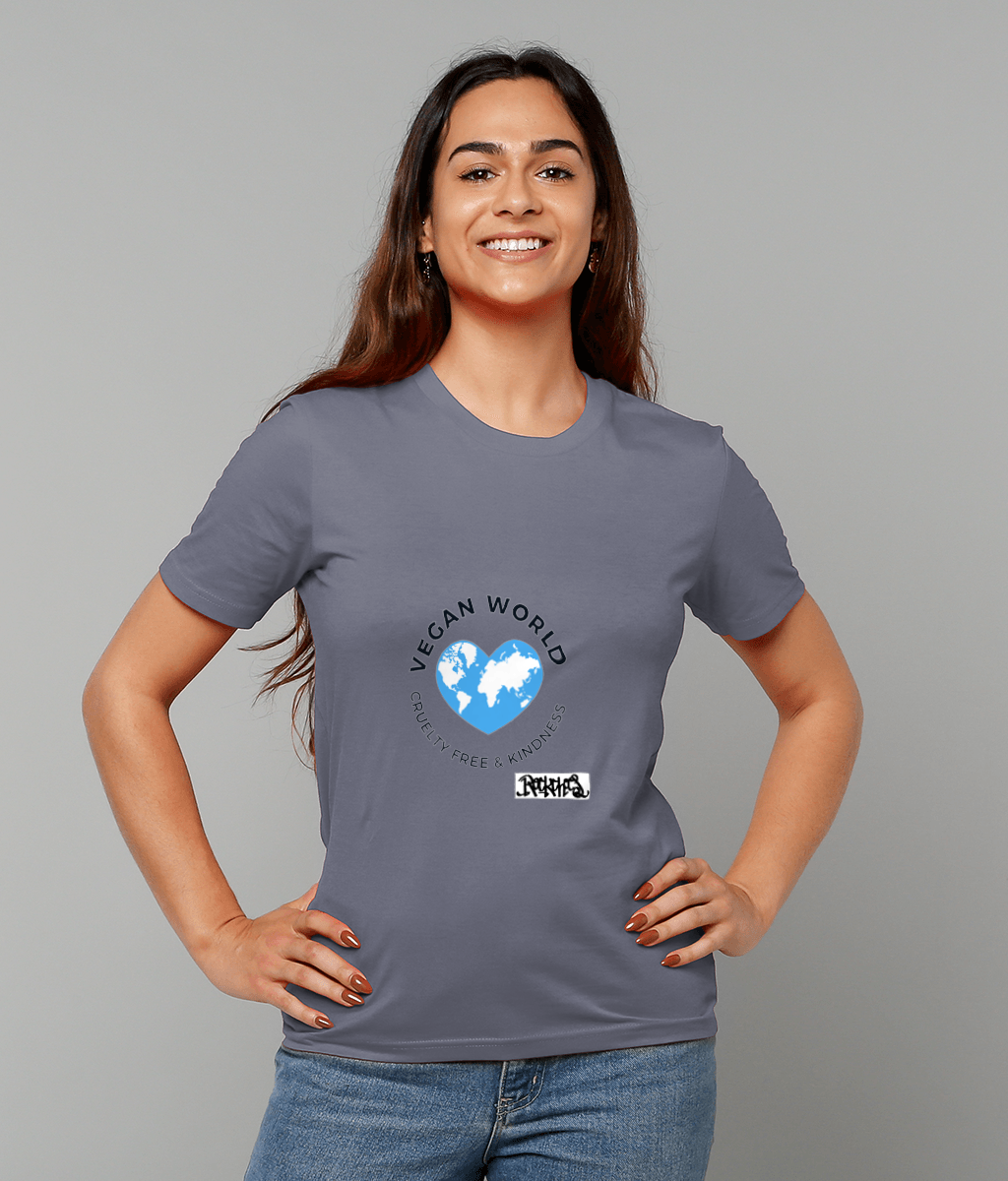 Vegan World T Shirt by Rock Chocs