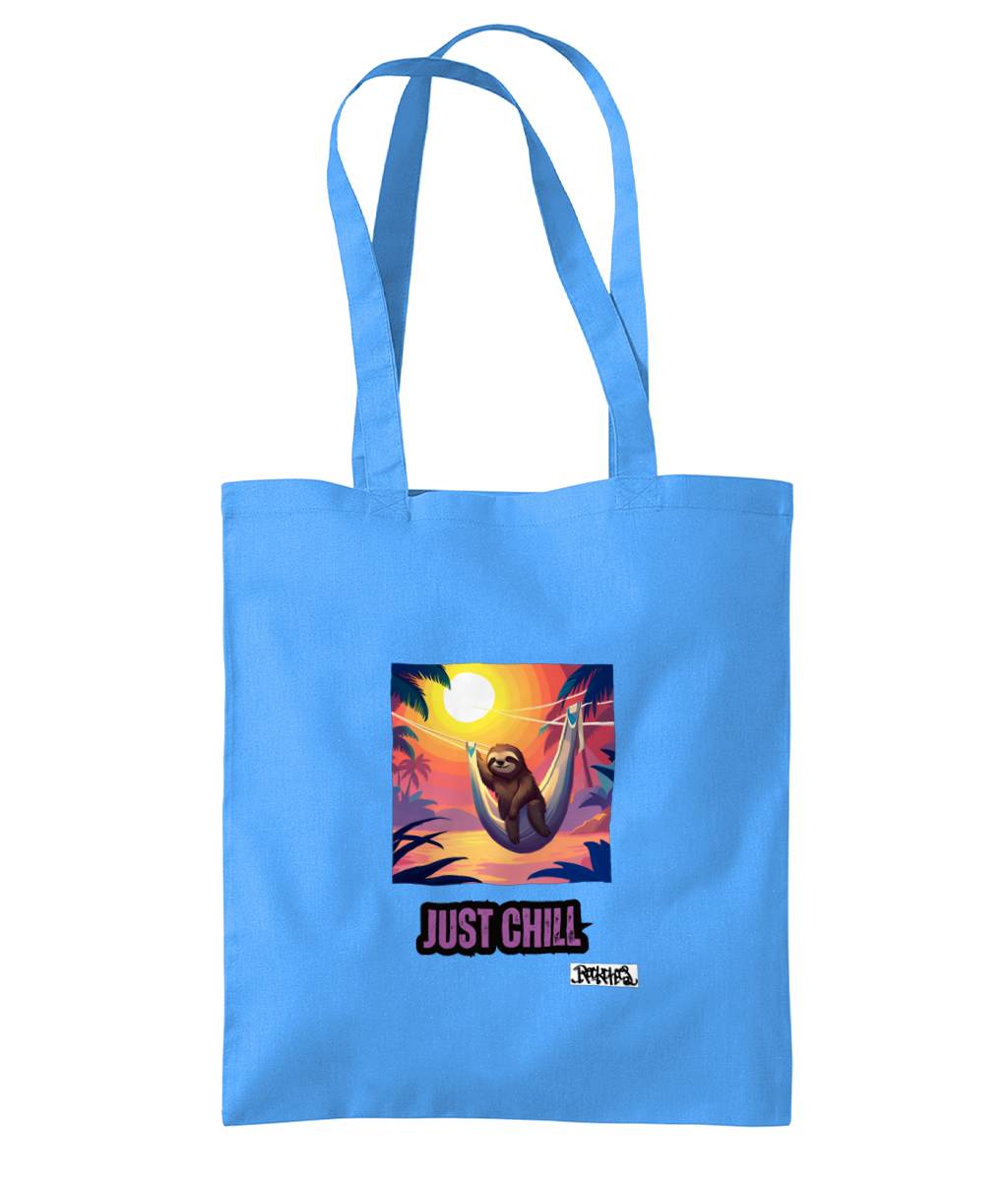 Shoulder Tote Bag Just Chill Sloth T Shirt Designed by Rock Chocs
