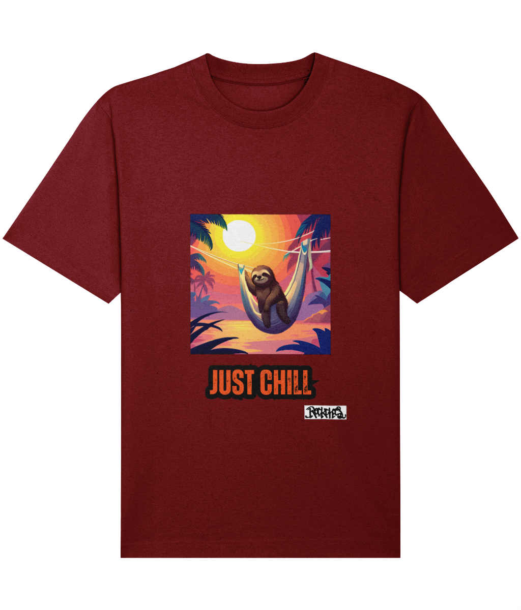 Freestyler Just Chill T shirts By Rock Chocs - Sloth