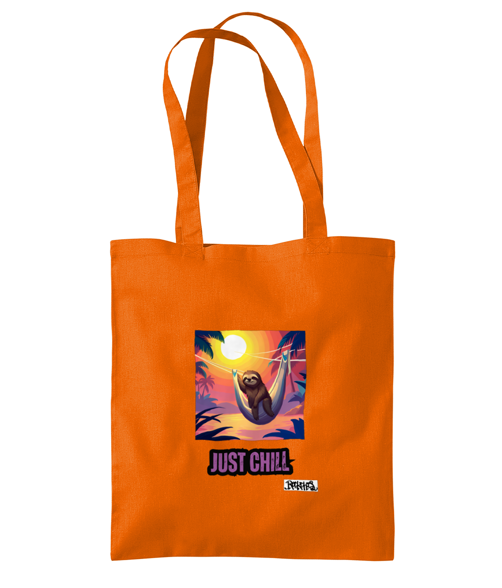 Shoulder Tote Bag Just Chill Sloth T Shirt Designed by Rock Chocs