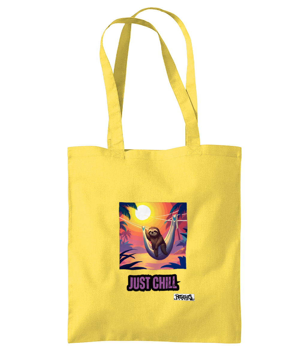 Shoulder Tote Bag Just Chill Sloth T Shirt Designed by Rock Chocs