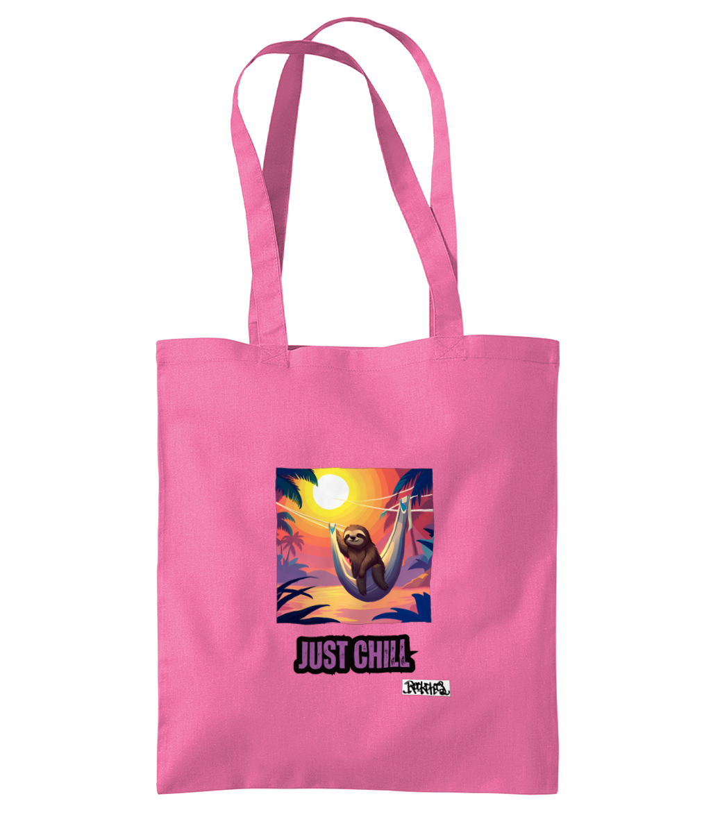 Shoulder Tote Bag Just Chill Sloth T Shirt Designed by Rock Chocs