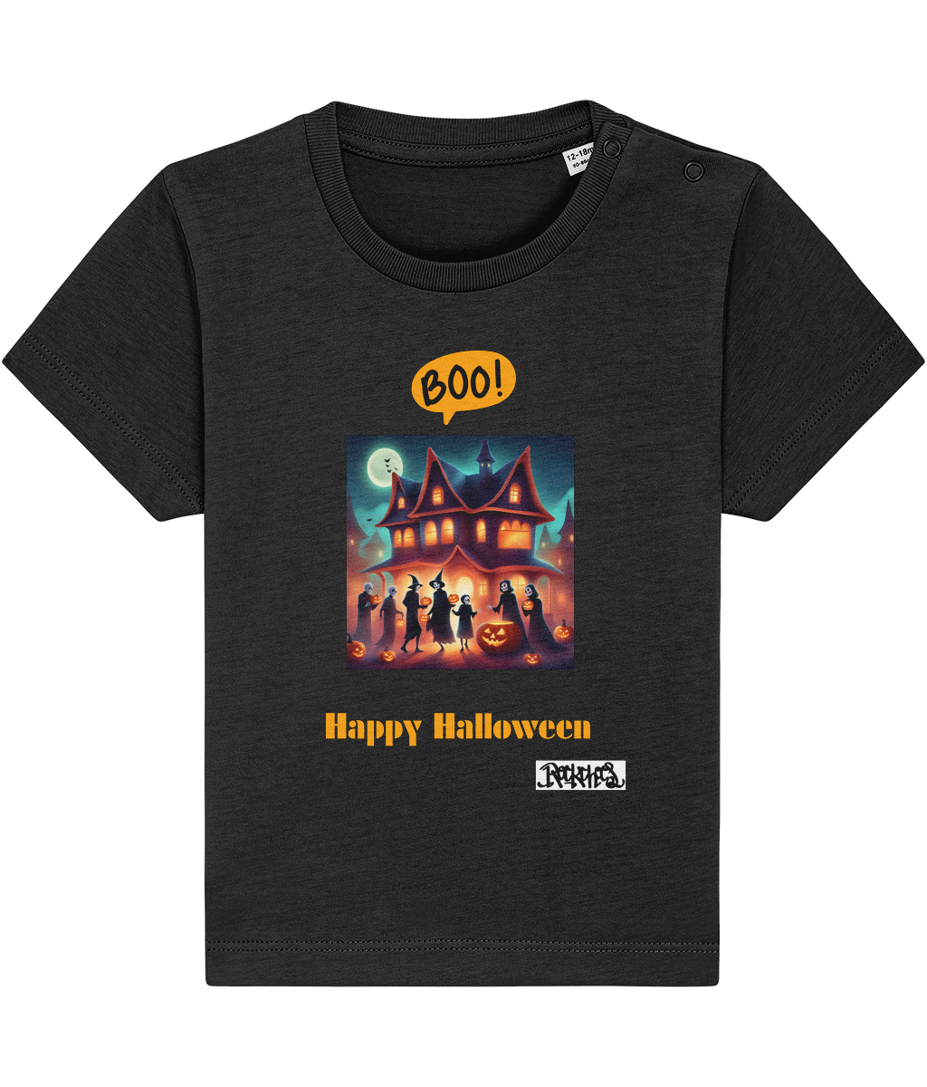 Happy Halloween T shirts designed by Rock Chocs Haunted House Design 2 for 0 to 36 months
