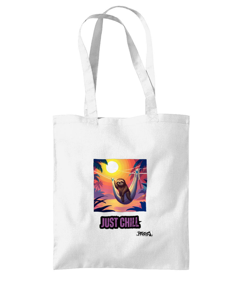 Shoulder Tote Bag Just Chill Sloth T Shirt Designed by Rock Chocs