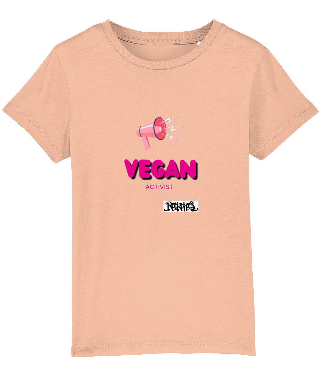 Vegan Activist Organic T Shirt by Rock Chocs