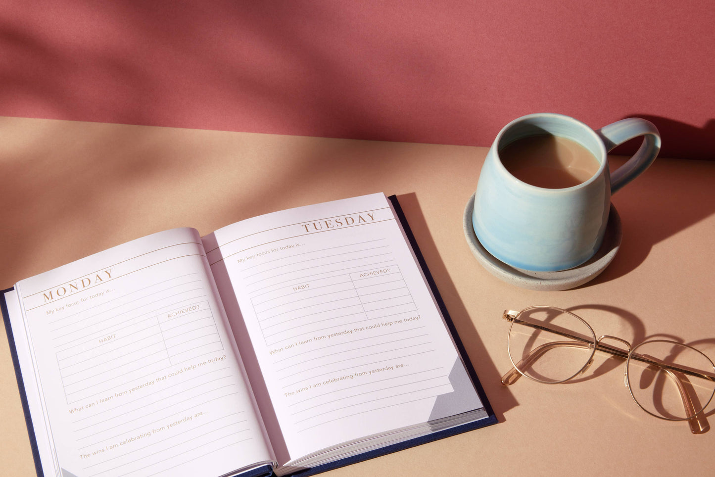 Habit Notes: Daily habit tracking journal- 5 in stock