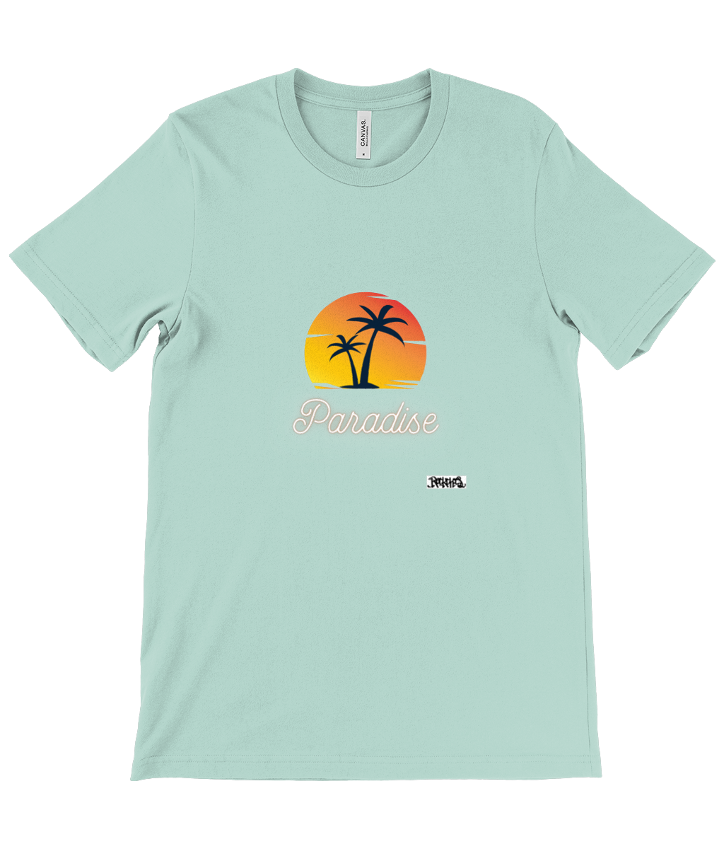 T-Shirt Paradise Canvas Unisex Crew Neck