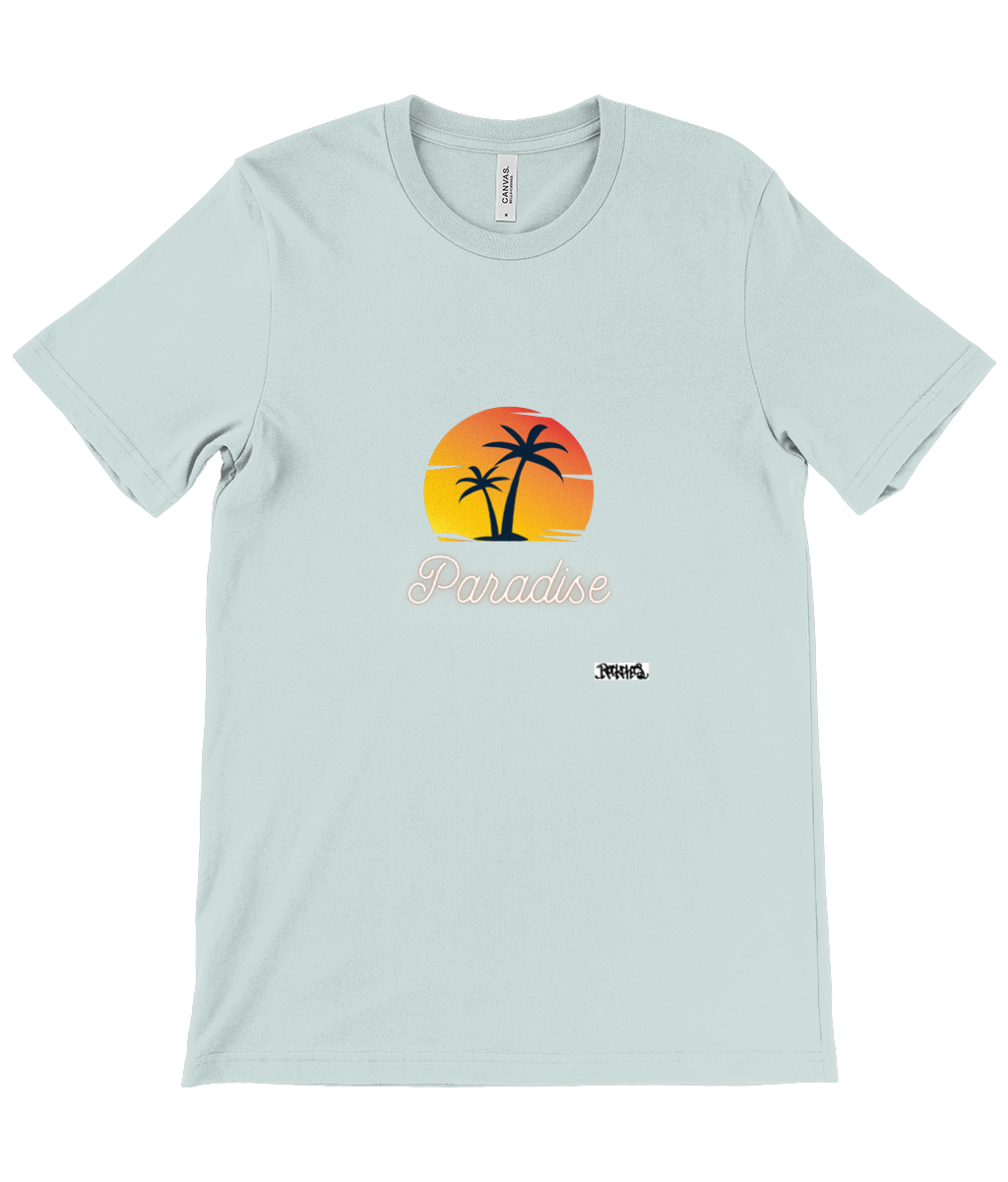 T-Shirt Paradise Canvas Unisex Crew Neck