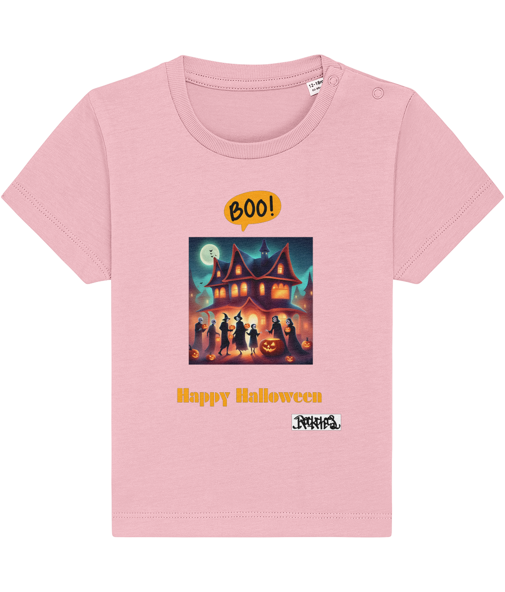 Happy Halloween T shirts designed by Rock Chocs Haunted House Design 2 for 0 to 36 months