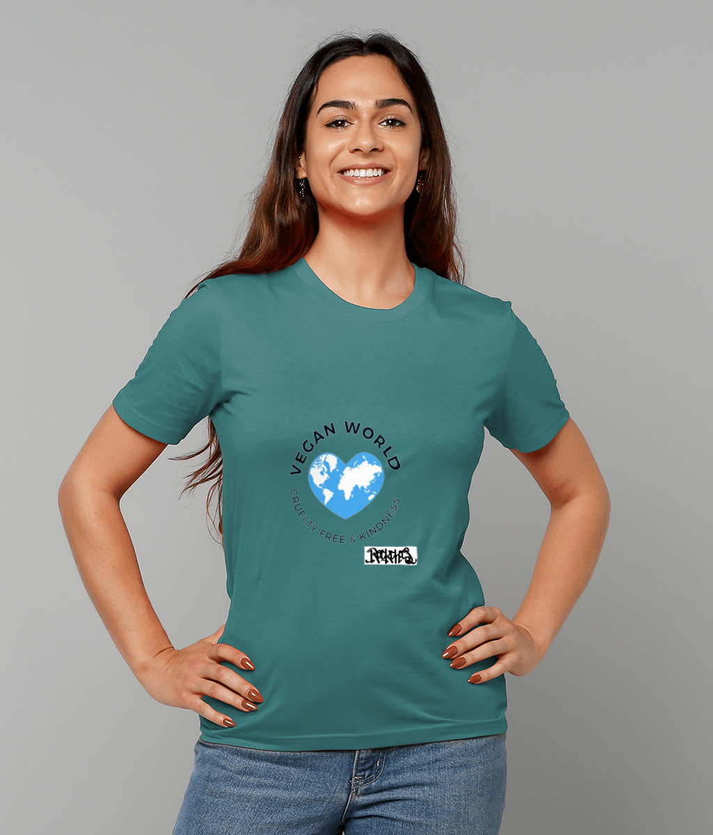 Vegan World T Shirt by Rock Chocs