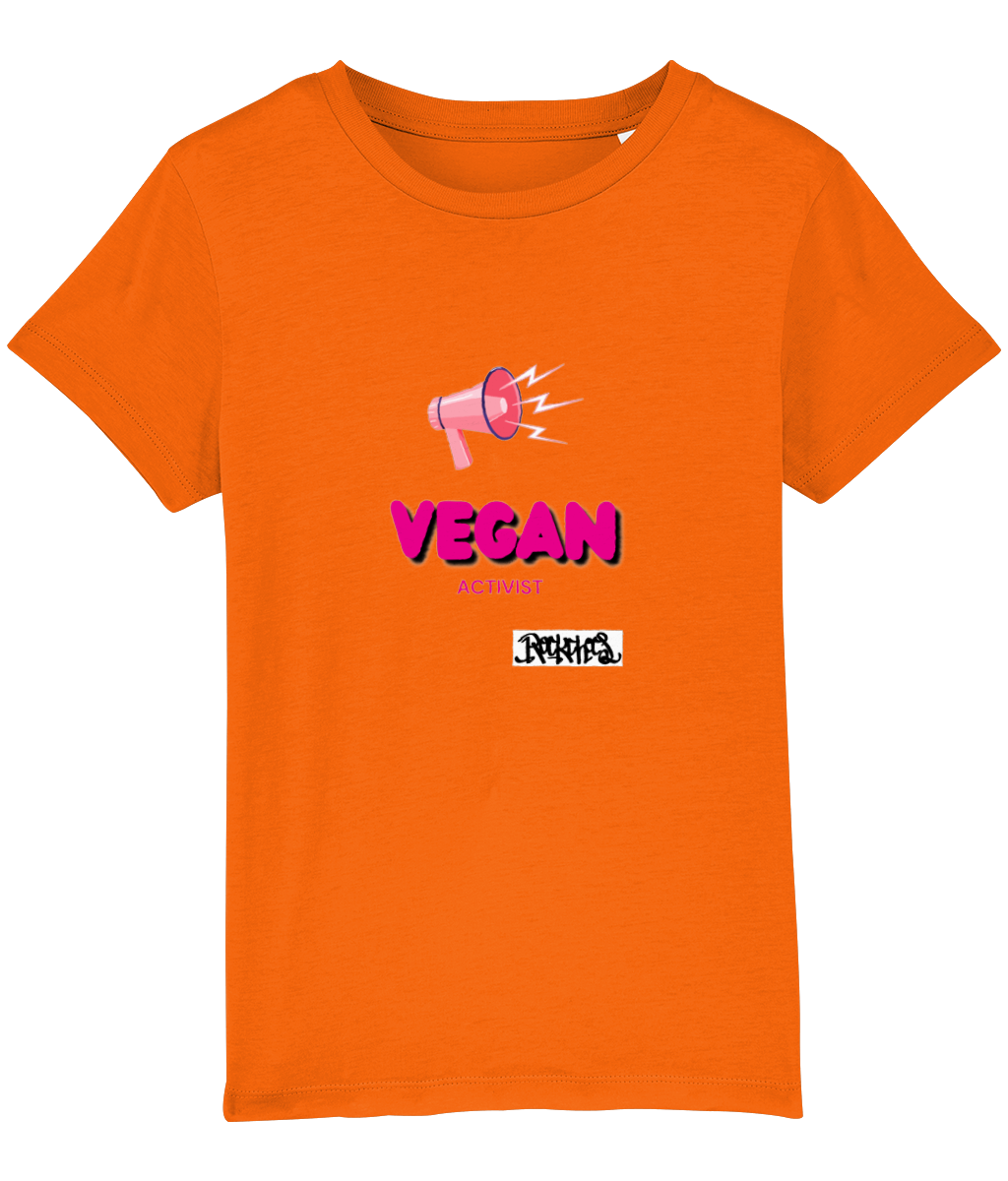 Vegan Activist Organic T Shirt by Rock Chocs