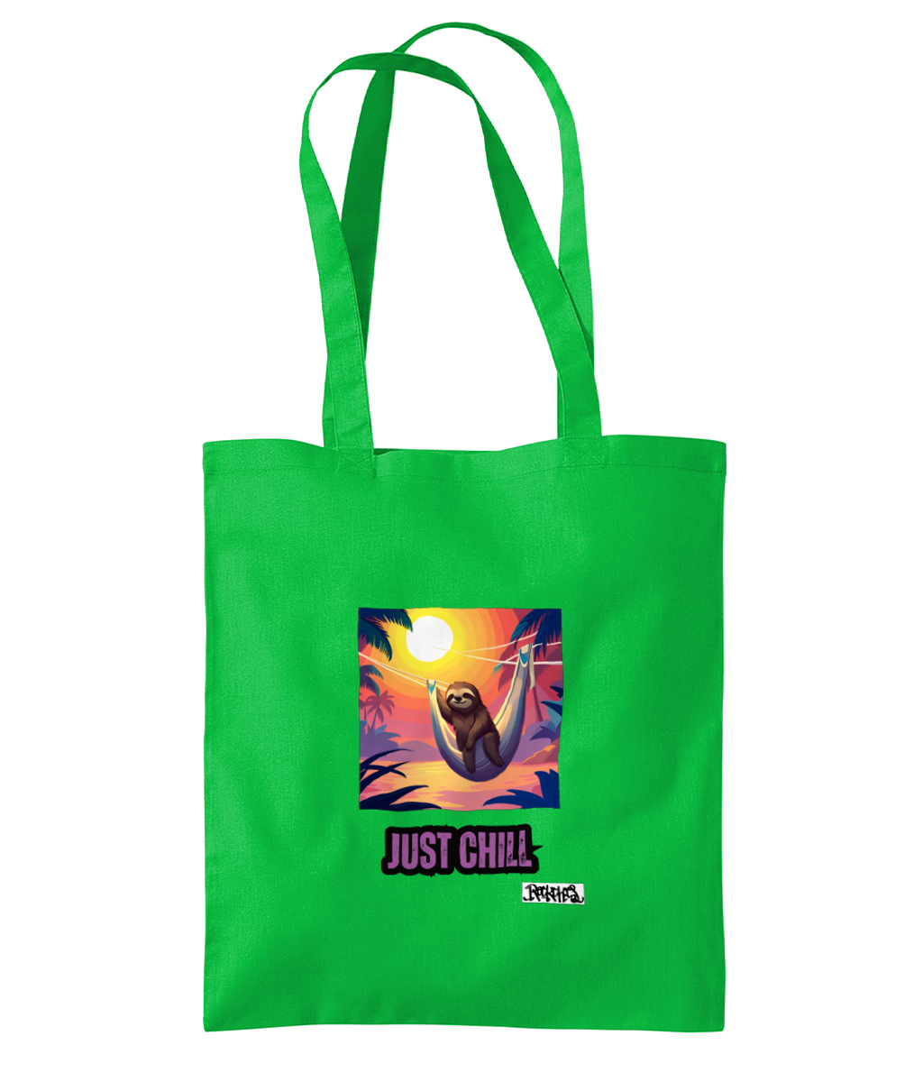 Shoulder Tote Bag Just Chill Sloth T Shirt Designed by Rock Chocs