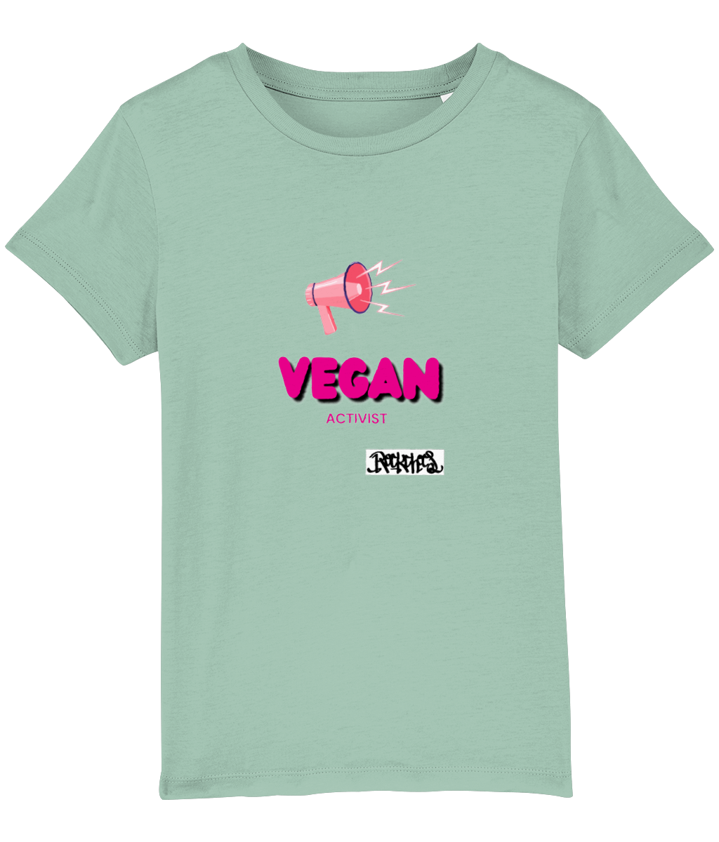 Vegan Activist Organic T Shirt by Rock Chocs