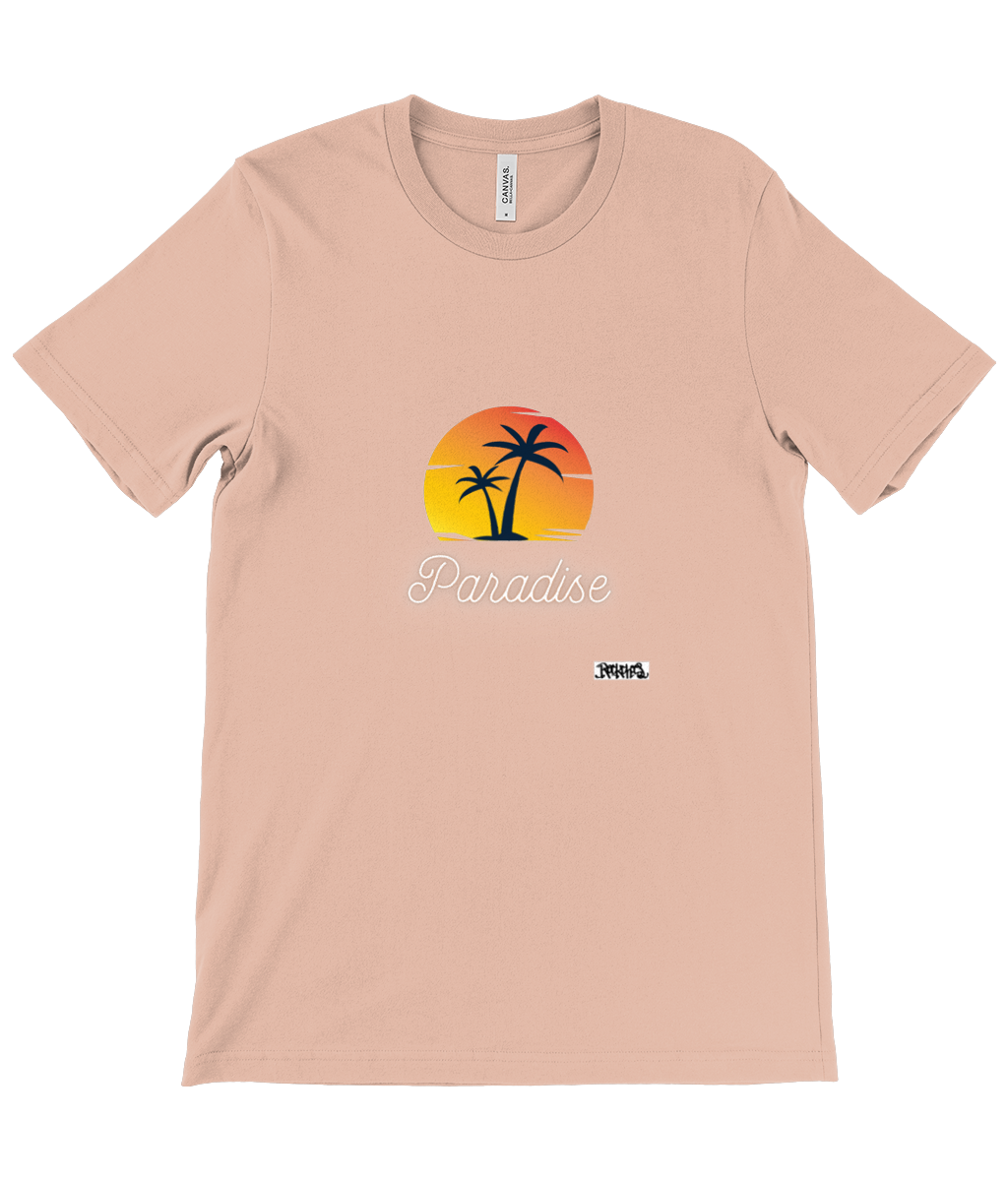 T-Shirt Paradise Canvas Unisex Crew Neck