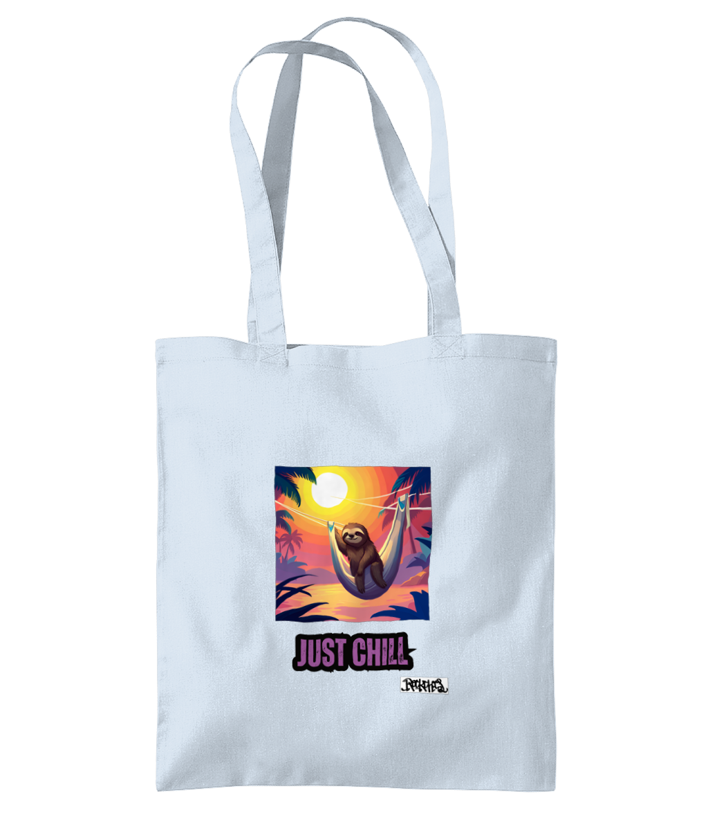 Shoulder Tote Bag Just Chill Sloth T Shirt Designed by Rock Chocs