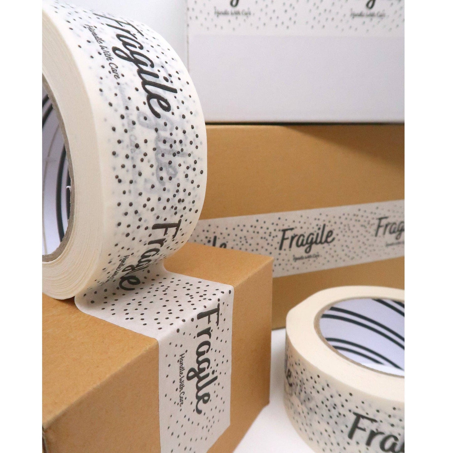 Fragile Paper Tape 48mm - Eco Friendly Packaging Tape
