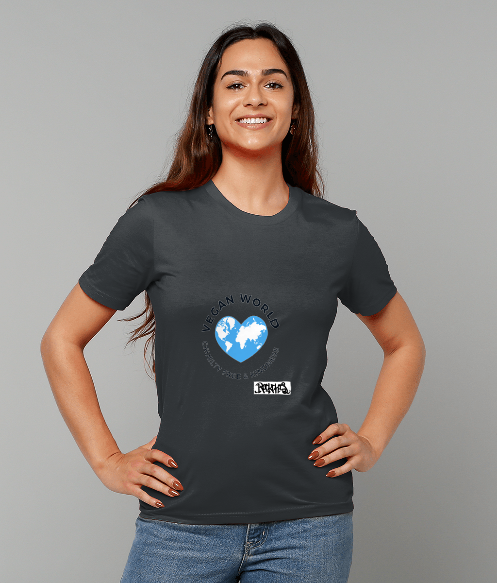 Vegan World T Shirt by Rock Chocs