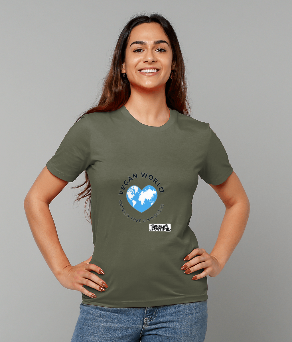 Vegan World T Shirt by Rock Chocs