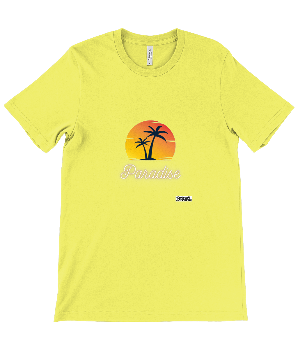 T-Shirt Paradise Canvas Unisex Crew Neck