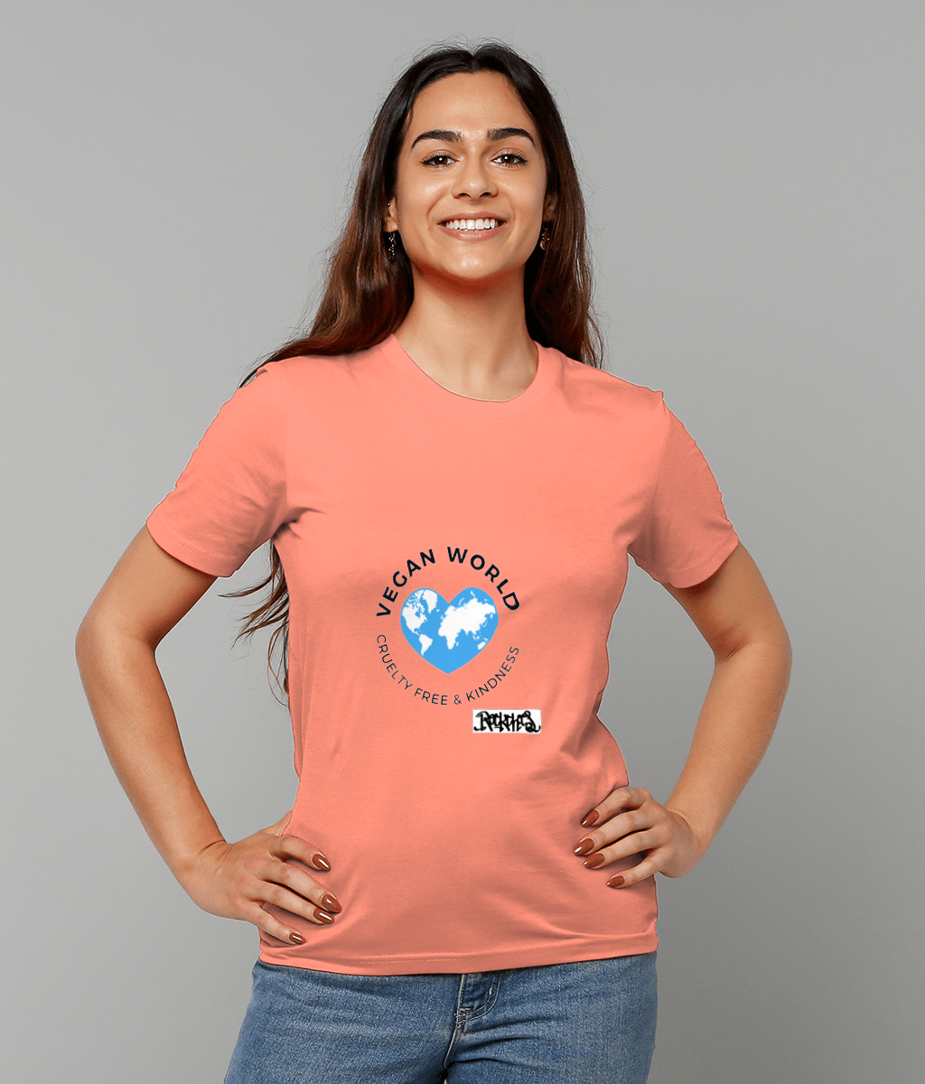 Vegan World T Shirt by Rock Chocs