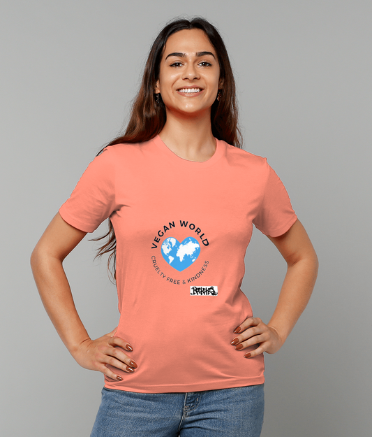 Vegan World T Shirt by Rock Chocs