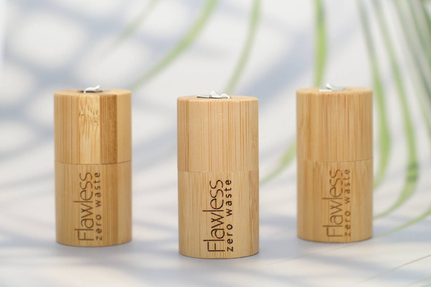 Eco Compostable Dental Floss with Bamboo Dispenser- 3 in stock
