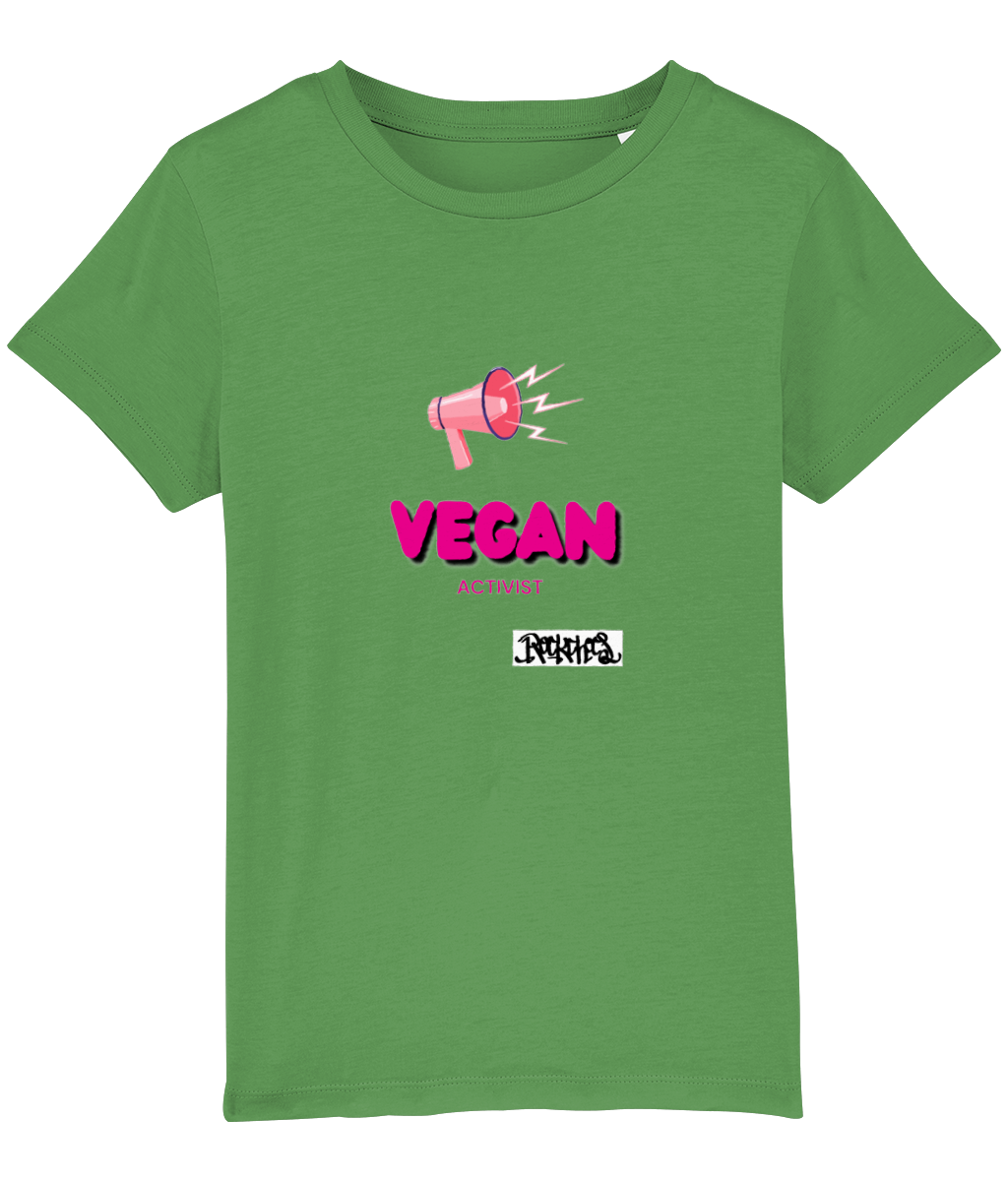 Vegan Activist Organic T Shirt by Rock Chocs