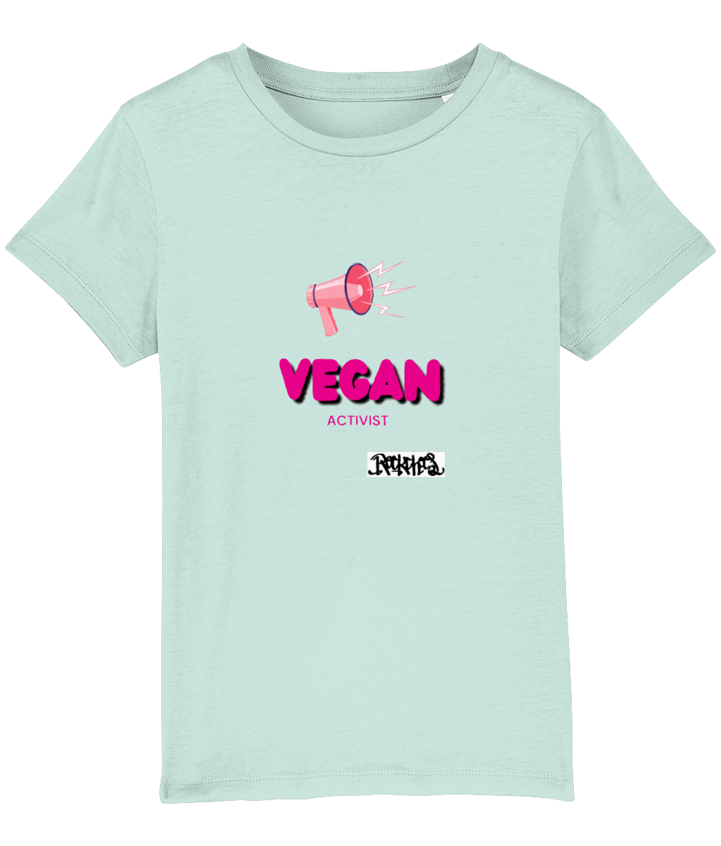 Vegan Activist Organic T Shirt by Rock Chocs